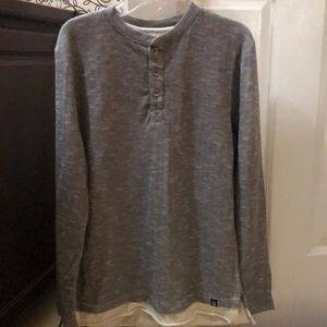 NWT Treasure & Bond by Nordstrom boys gray long sleeved shirt, size XL.
